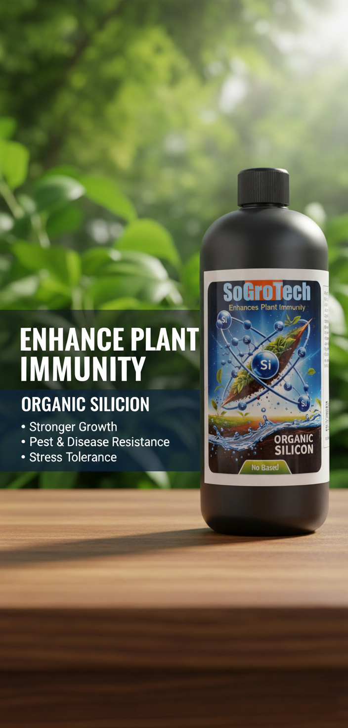 Bottle of SoGroTech ORGANIC SILICON